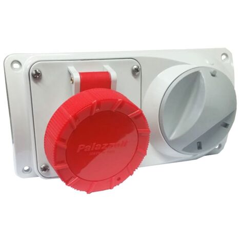 Palazzoli CEE-Industriesteckdose mit Verriegelung 3P+N+E 16A 400V IP55