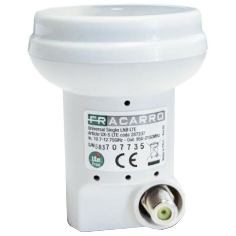 Fracarro Beleuchtungsgerät 1 Ausgang Universal F Anschluss LNB 287337