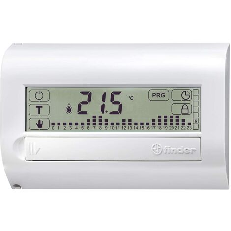 Finder “Touch”-Uhrenthermostate mit Touch-Display, weiß, 1C7190030007