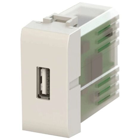 2 USB-Steckdosen Für Bticino Axolute – Mit USB-C & USB-A (5V/3,1A), Schwarz, Wandladegerät Modul