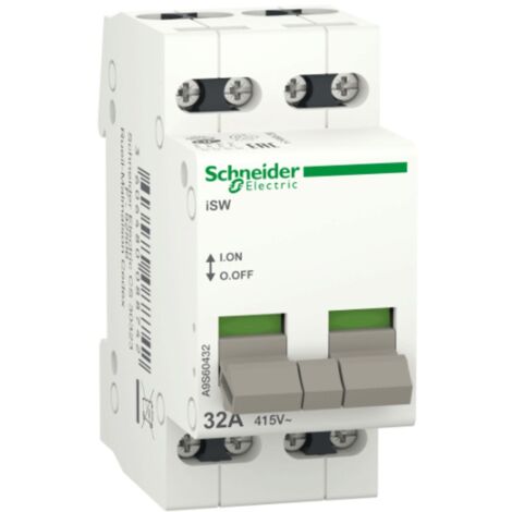 ACTI 9 4P 32A 415V Trennschalter mit Handbedienung und DIN-Schienenmontage