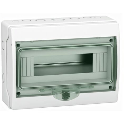 Schneider Wandverteiler 12 Module IP65 Transparente Tür 10315