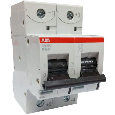 Abb-Trennschalter 32A 1000VDC 2-polig S802PVM32H