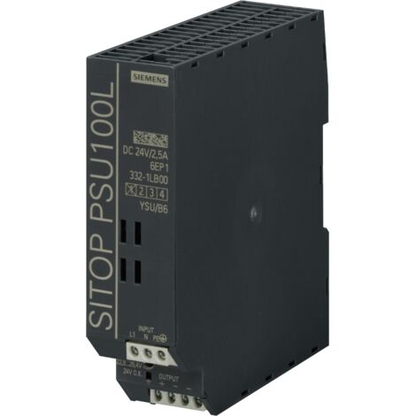 Siemens SW 1F/24DC 2,5A stabilisiertes Netzteil 6EP13321LB00 (1/2)
