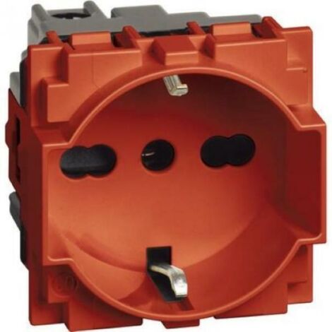 Bticino schuko Buchse Living Now 10/16A rot KR4140A16