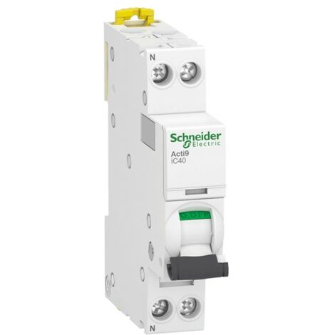 Motorschutzschalter Schneider Acti9 1P+N 16A 4,5 KA C 1M IC40A A9P52616
