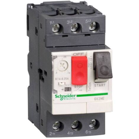 Schneider Electric TeSys GV2 Motorschutzschalter in Schwarz und Weiß