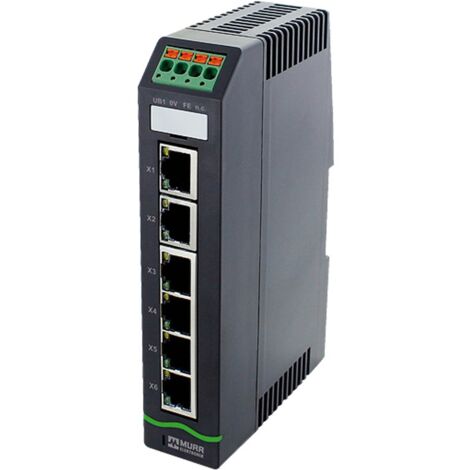 Switch Murr Elektronik Xelity 6TX Unmanaged Switch 6-Port 100Mbit 58811 (1/2)