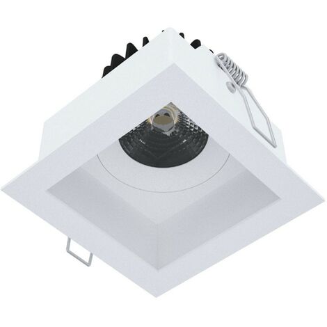 Mini LED Einbauleuchten 3X 1W Einbaurahmen quadratisch 12V Einbauspot IP44