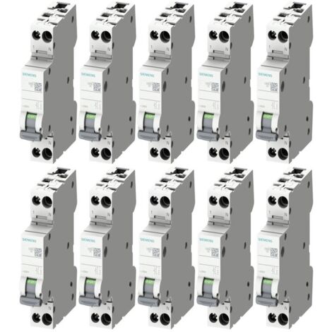 Siemens Leitungsschutzschalter 16A 1P+N 4,5KA Kurve C 1 Modul 5SL30167