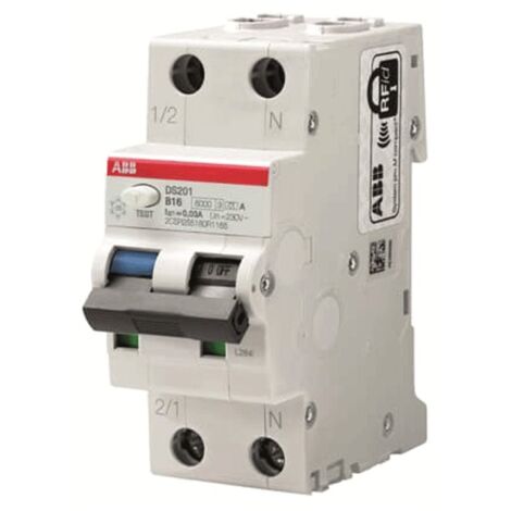 Abb Fehlerstrom und Leitungsschutzschalter 40A 30mA 1P+N 1P+N Typ A 6KA 2 Module DS201C40A30