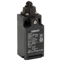 Omron Endschalter mit Druckknopf und Kunststoffrolle NO+NC D4N1132-17012000