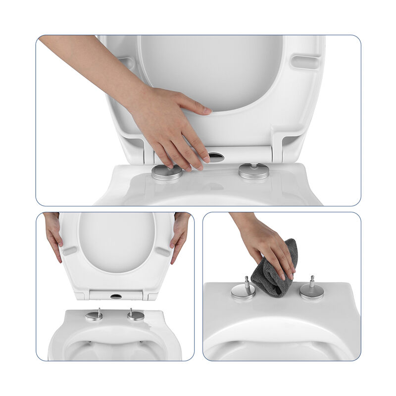 Fixation facile Grande sélection Finition de haute qualité Abattant WC frein de chute soft close Blooming 