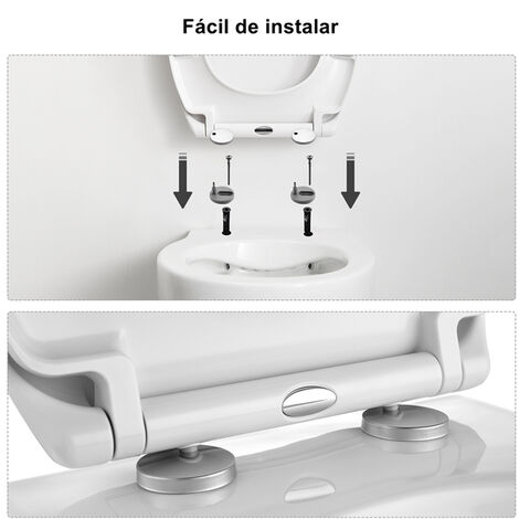 Abattant WC frein de chute soft close Finition de haute qualité Grande sélection Fixation facile Roses 