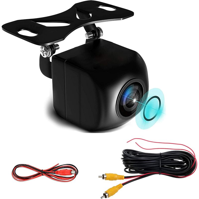 Noir Caméra HD avec Un Angle de Vision de 170 °,Caméra de recul Avant/arrière de Voiture étanche IP66 Tangxi Mini caméra de vidéosurveillance pour Voiture 