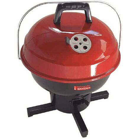 BARBECUE BBQ A CARBONE GRIGLIA CARBONELLA 2 RIPIANI GIARDINO CAMPEGGIO