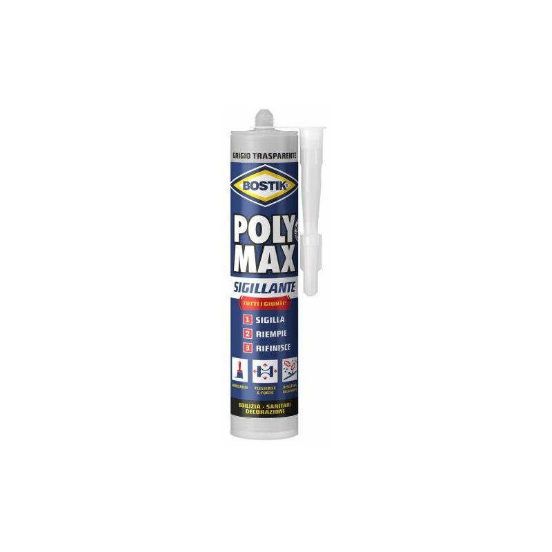 BOSTIK POLYMAX SIGILLANTE 280 ML GRIGIO TRAS CART