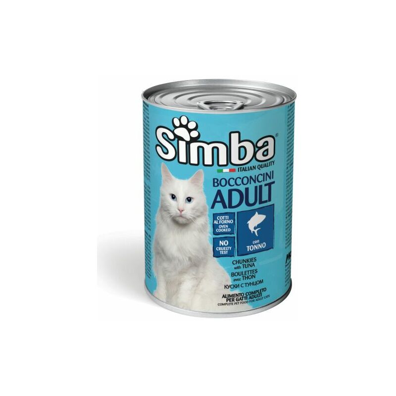 CIBO GATTO MONGE SIMBA 415 G BOCCONCINI TONNO 24 PZ