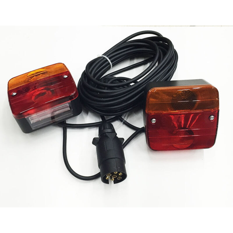 KIT FANALI POSTERIORI Completo Per Rimorchio Carrelli Roulotte Trattore Rimorchi EUR 20,00 - Foto 5