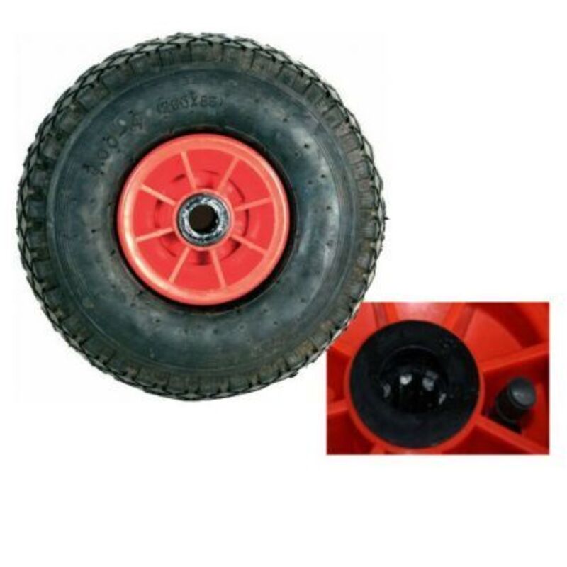 RUOTA PNEUMATICA PER CARRELLI CON BOCCOLA MM. 260 X 85 - Foto 12