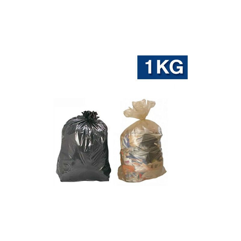 SACCHI PER RIFIUTI 90X120 TIPO PESANTE COLORE AMBRA GR160 RESISTENTE KG 1 (31418)