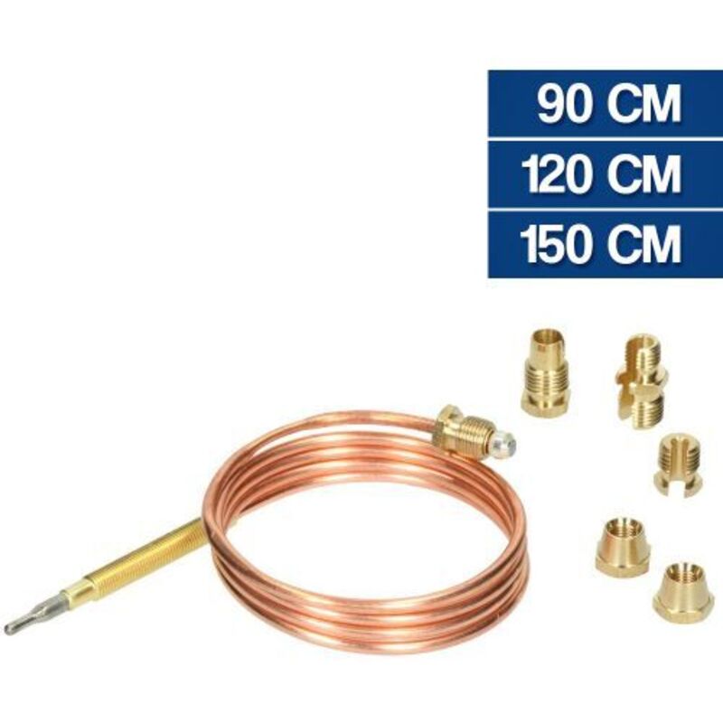 Termocoppia Forno A Gas CPUK Kit Termocoppia Pilota Per Forno A Gas Universale - Filettato, Sottile, Lunghezza 1200mm, Nuovo Termocoppia TC1200 1200mm - Foto 10