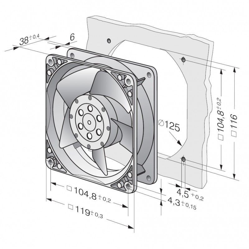 VENTILATORE ASSIALE CON STRUTTURA E ROTORE IN METALLO STUFA PELLET EDILKAMIN VENTILATORE ASSIALE CON STRUTTURA E ROTORE IN METALLO STUFA PELLET EDILKAMIN