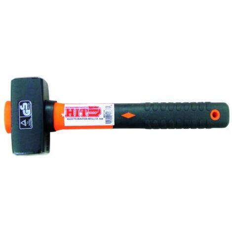 Hit MAZZETTA PER MURATORE MANICO IN FIBRA DI VETRO  gr. 800 6 PZ