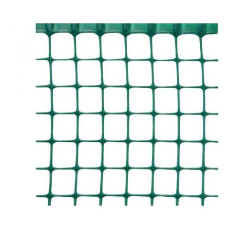 RETE IN PLASTICA QUADRANET X BALCONI maglia  mm. 5x5 rotolo mt.50 H. cm. 100 - Verde