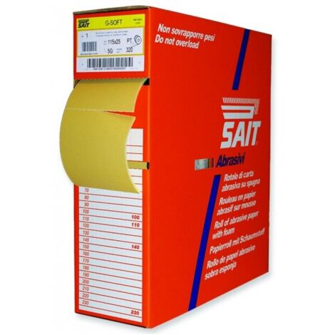 Sait CARTA ABRASIVA RI-SAITAC-SOF 5G-SOFT mm. 115x25 mt.  grana 320