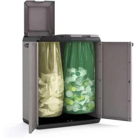 ARMADIO PLASTICA PVC SPLIT BASIC RACCOLTA DIFFERENZIATA INDIFFERENZIATA (34461)
