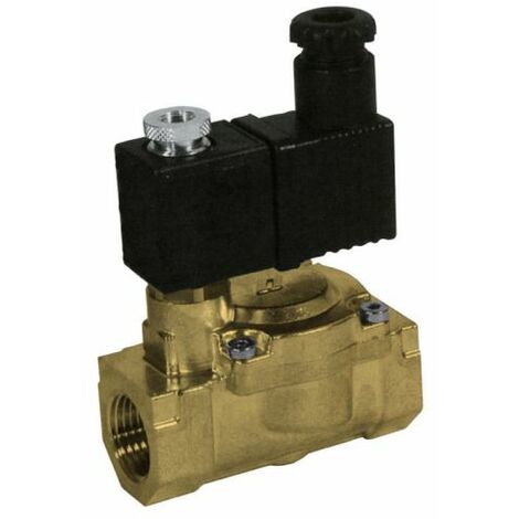ELETTROVALVOLA 2 VIE PER ACQUA COMPLETE DI BOBINA E CONNETTORE 230 VOLT 21313V NORMALMENTE CHIUSA 3/4" (14962)