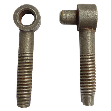 CERNIERA PERNO 9X12 MM DI TIPO ANUBA IN FERRO METAL STILE (12698V) FERRO VECCHIO (16389)