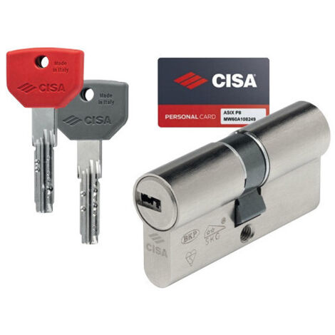 CILINDRO PROFILATO DOPPIO 'ASIX P8 PRO' mm 29,5+34,5 = 64 (30/35)