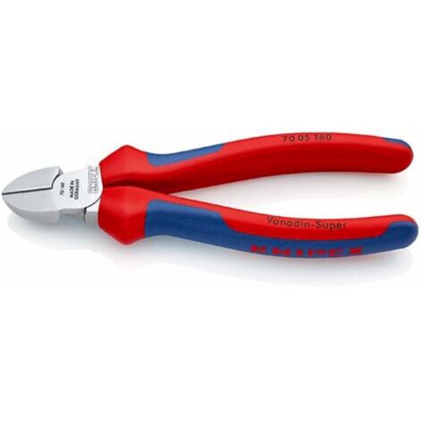 Tronchese "Knipex" a taglio laterale in cromo-vanadio per fili metallici -160 mm
