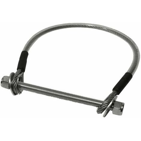 Cavo sicurezza anticaduta per cancelli a battente art.540 - Specifiche: mm.600