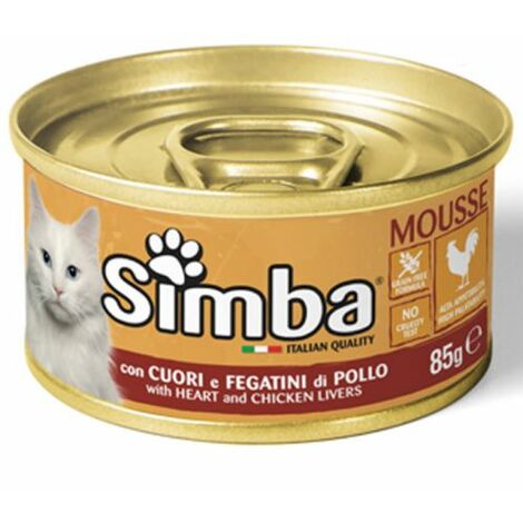 CIBO GATTO MONGE SIMBA  85 G POLLO E TACCHINO 24 PZ