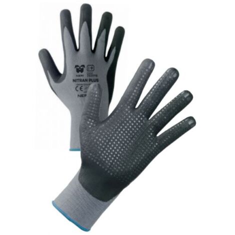 Guanti Da Lavoro In Nylon E Lattice - Confezione Da 5 Pezzi Taglia 8 - Foto 6