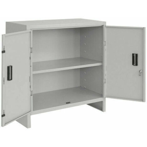 ARMADIETTO IN METALLO cm.80x80x40 ARMADIO MINI BASSO PROMETAL mod. PRATIKO