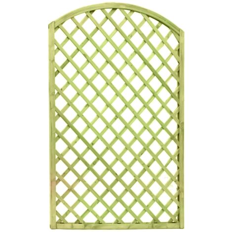 Confine PANNELLO GRIGLIATO CON ARCO IN LEGNO cm. 90x160/180 h