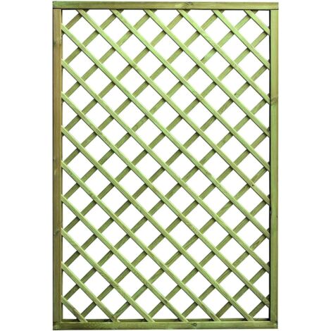 Confine PANNELLO GRIGLIATO RETTANGOLARE IN LEGNO cm.180x180 h