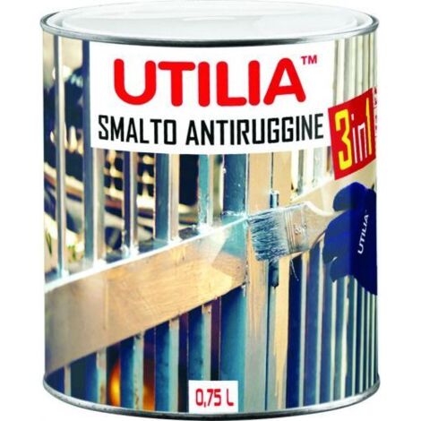 Utilia SMALTO ANTIRUGGINE  ml. 750 Verde vagone 6 PZ