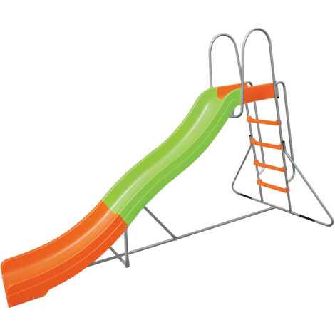 Scivolo per bambini acciaio 3 - 10 anni 150x317x204h arredo gioco giardino - Salone