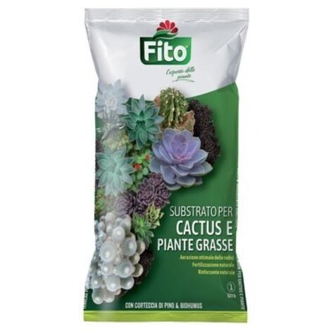 Substrato fito per cactus e piante grasse 1 lt giardino giardinaggio