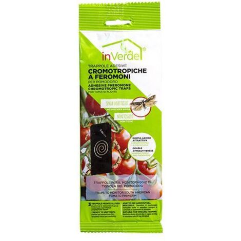 TRAPPOLA CON FEROMONI PER POMODORO PER TIGNOLA DEL POMODORO 3PZ INVERDE