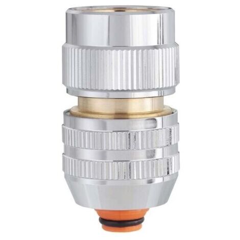 RACCORDO RAPIDO AQUASTOP IN METALLO 'Art. 9611' - 1/2'-5/8' blister claber