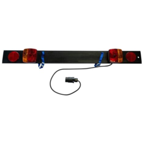 BARRA PORTAFANALE AMA LUCI RIMORCHIO IN PVC 105 CM CAVO 1 MT (39741)