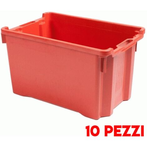 CASSETTA MULTIUSO CHIUSA CASSE AGRICOLE PER RACCOLTA UVA OLIVE 40 LITRI 21691/10