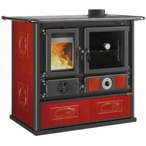 TERMOCUCINA ALEGNA A LEGNA ROSA DSA 4.0 NORDICA CM.103x66xH85,5
