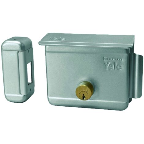 Yale ELETTROSERRATURA CANCELLI APPL. +S Acciaio Zincato Art. 680 E.80 Sx